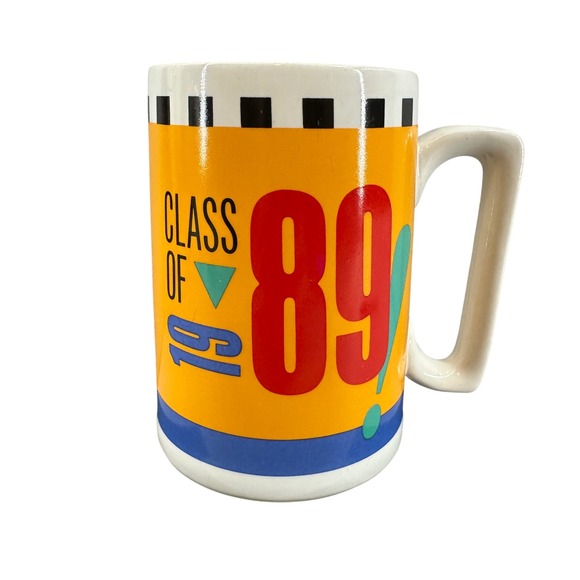 Hallmark Big Smile Stein Class of 89 Coffee Mug Novelty Gift 1988 Vintage - Picture 4 of 8